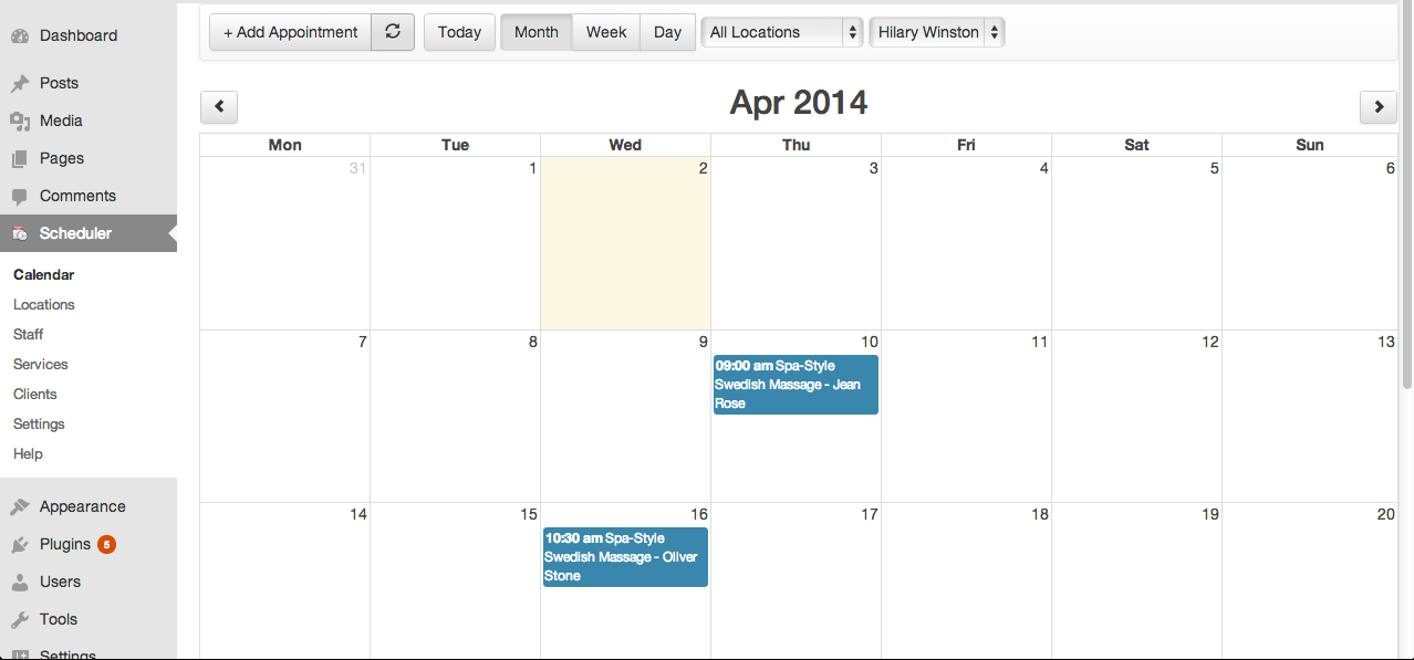Premium WordPress Appointment Booking Plugin BirchPress Scheduler